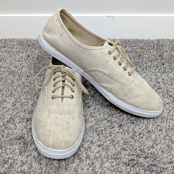vans speckle linen authentic lo pro